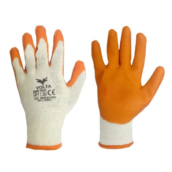 قفازات نصف مطلية باللاتكس