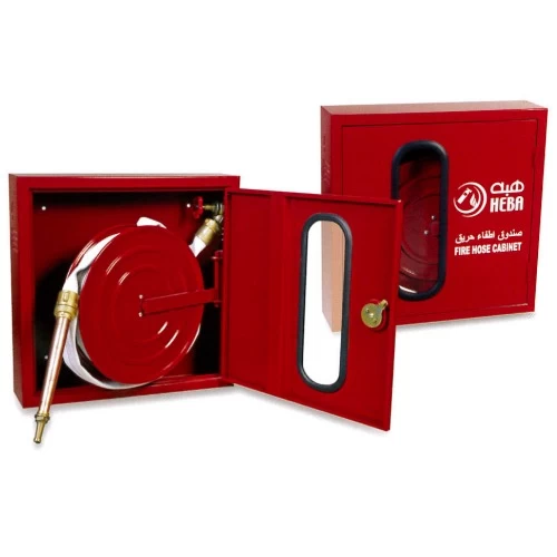 صندوق حريق هبة باب زجاجي شفاف بالكامل موديل HB 3800 WE عرض 750مم أرتفاع 800مم مثبت على السطح