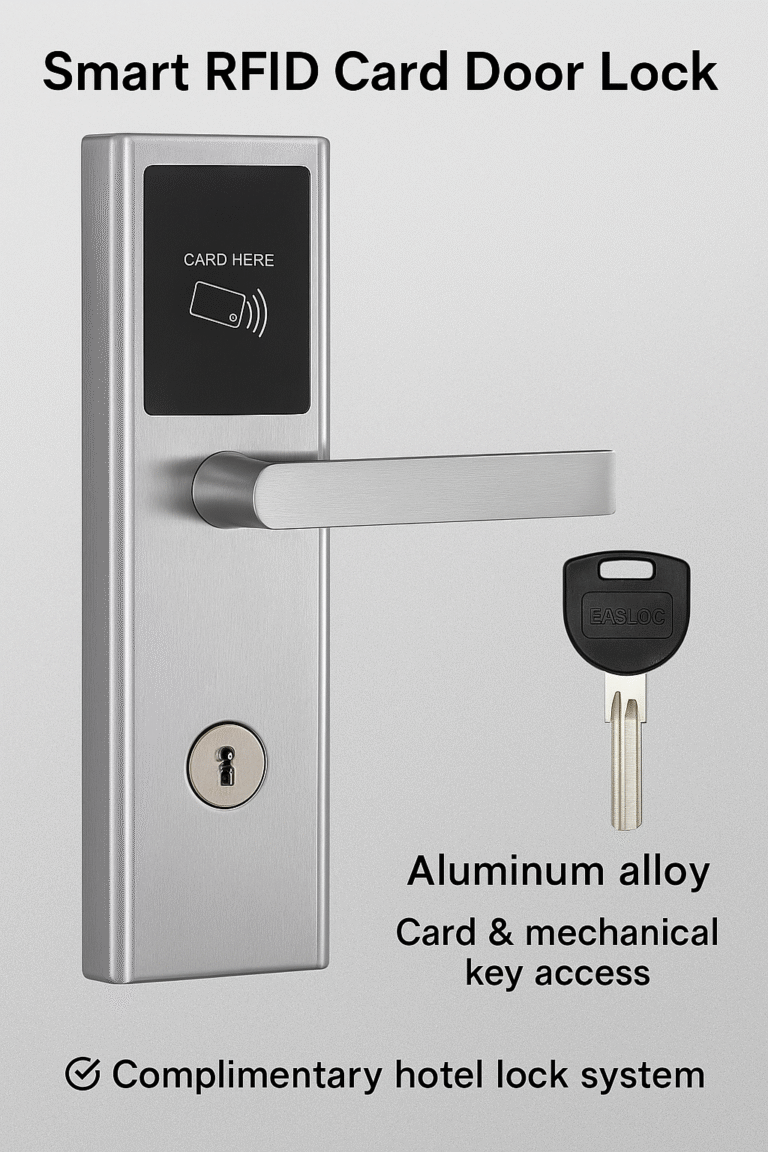 قفل باب فندق ذكي بدون مفتاح – موديل DSR727