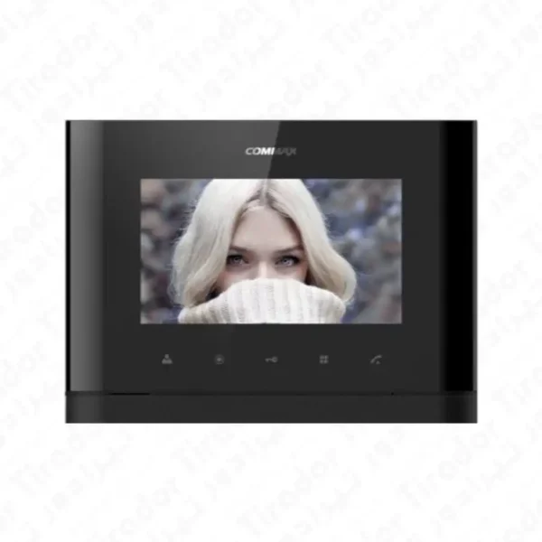 شاشة انتركوم كوماكس 7 بوصة CDV-77M - اسود