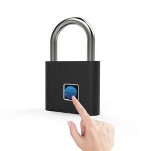 قفل ذكي ببصمة الإصبع - صغير الحجم، قابل للشحن عبر USB