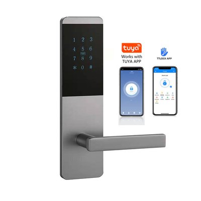 قفل الباب الذكي الرقمي بشبكة WiFi مع بطاقة رمز كلمة المرور Tuya TTlock App أقفال ذكية بدون مفتاح