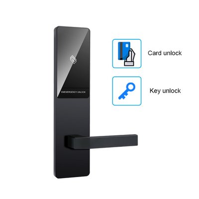 أقفال باب بطاقة مفتاح الفندق من سبائك الألومنيوم RFID مع نقر ANSI