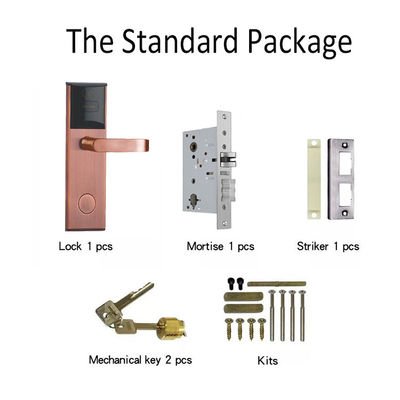 RFID قفل الباب الميكانيكي الذكي 125 كيلو هرتز بطاقة بدون مفتاح DC6V
