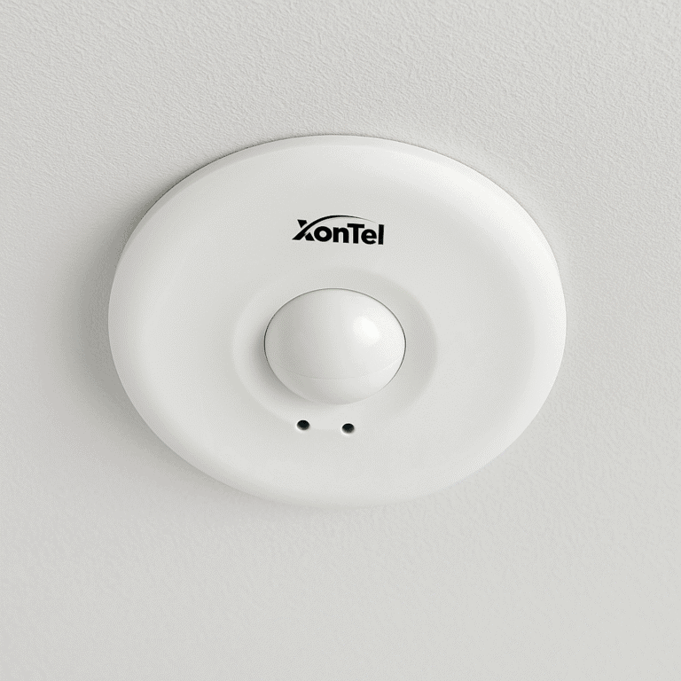 يُعد مستشعر الحركة LS-100 من Zontel الخيار الأمثل للتحكم التلقائي بالإضاءة في المساحات الداخلية مثل الحمامات
