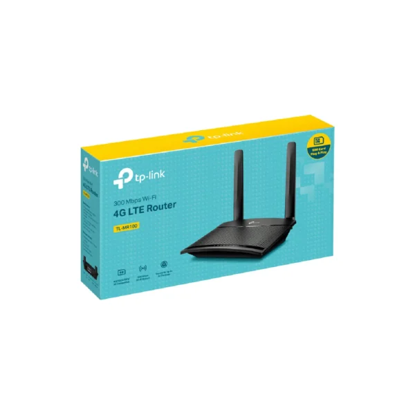 ⁦راوتر تي بي لينك TL-MR100 لاسلكي 4G LTE⁩ - الصورة ⁦4⁩