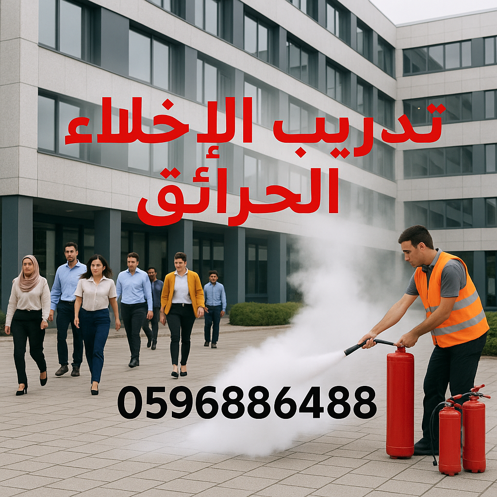 تدريب الموظفين على طرق الإخلاء الصحيحة عند وقوع حريق