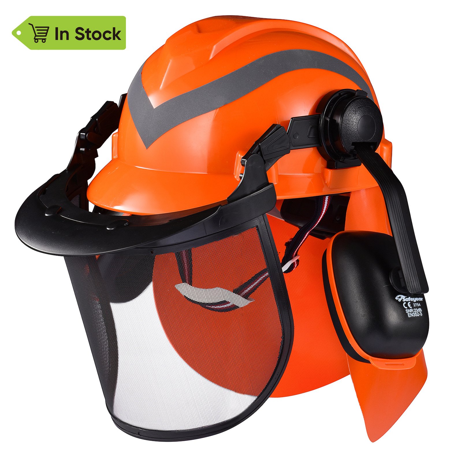 Construction Safety Face Shield M-5002 Orange