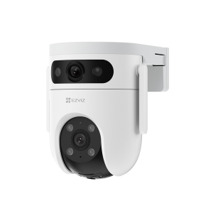 5MP | كاميرا مراقبة خارجية تصوير 360° درجة واي فاي عدستين حماية كاملة للمنزل | H9C EZVEZ