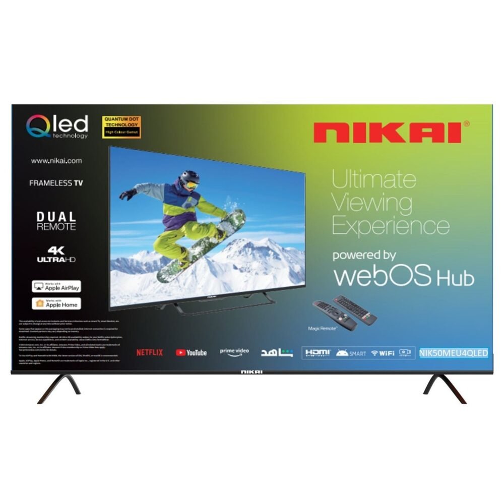 تلفزيون 50 بوصة نيكاي موديل NIK50MEU4QLED
