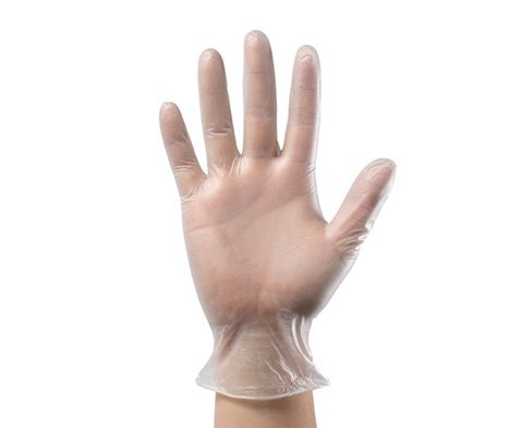 قفازات عمل مطلية ومقاومة للانزلاق - Disposable Nitrile Gloves