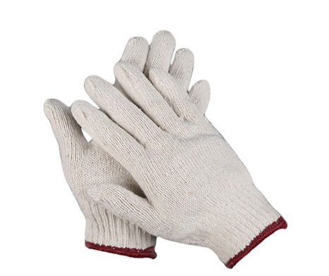 قفازات قطنية للعمل - Cotton Hand Gloves