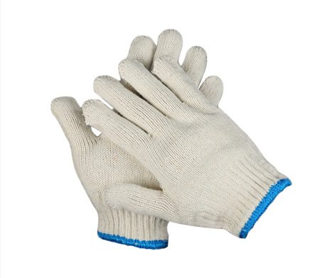 قفازات قطنية للعمل - Cotton Gardening Gloves