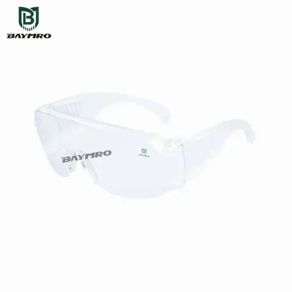 EYP101 OTG فوق النظارة الطبية نظارات سلامة – Clear Wraparound for Over-the-Glasses Protection