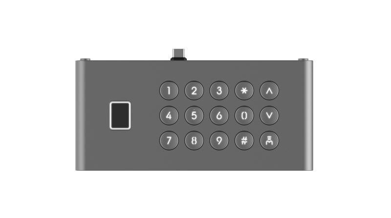 إنتركم مرئي هيكفيجن DS-KDM9633-FKP Fingerprint