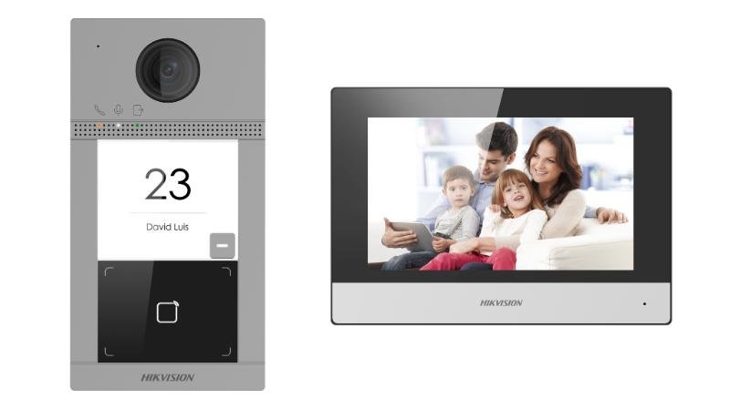 إنتركم مرئي هيكفيجن DS-KIS604-S PoE